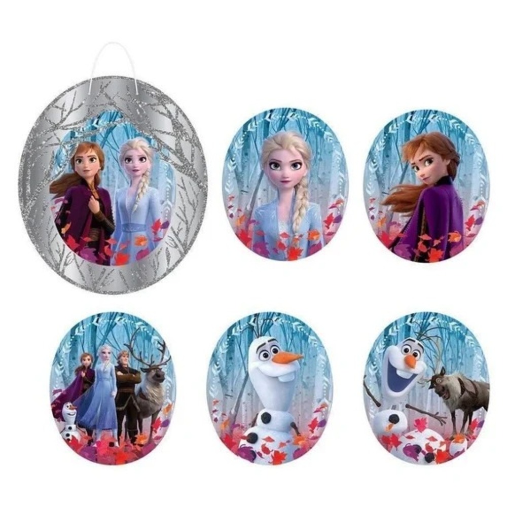 Disney Frozen II Frame Decorating Kit 6 Scene Cutouts Elsa Anna Olaf 243484